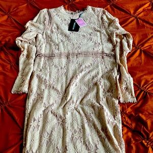 Lace Dress with flowers from Pretty Little Things. Sexy but Classy. Brand New